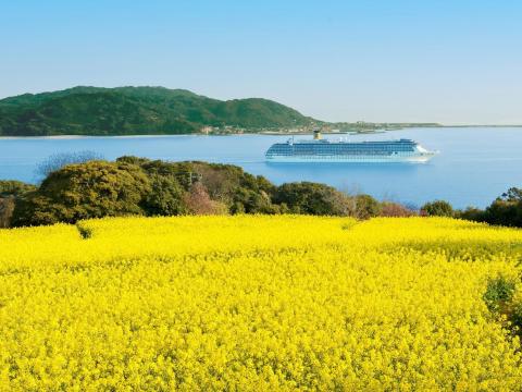 奈良時代には日本の国防の最前線だった、自然豊かな歴史の島