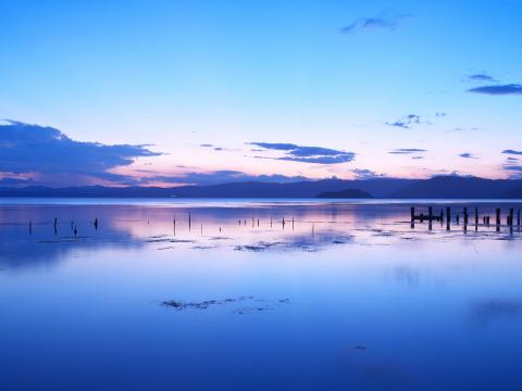 日本最大面積と最大貯水量を誇る琵琶湖を長浜から眺めてみました